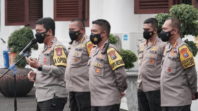 Polrestabes Surabaya Terapkan Pengamanan 3 Ring Pada Malam Pergantian Tahun 2022